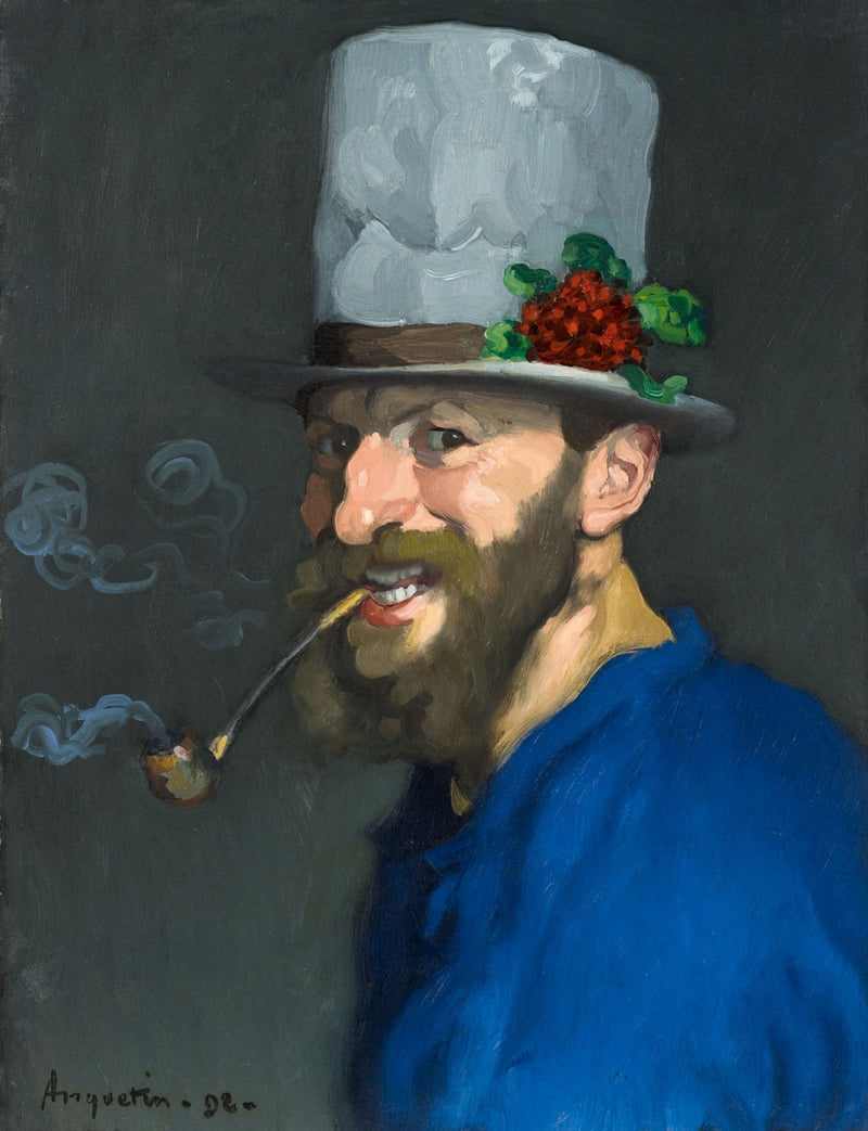 Autoritratto con pipa - Louis Anquetin