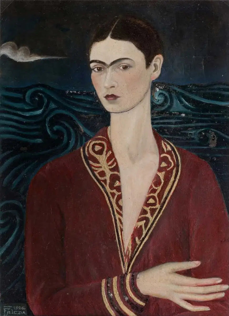 Autoritratto con abito di velluto - Frida Kahlo