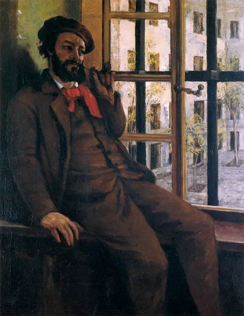 Autoritratto a Sainte-Pélagie - Gustave Courbet