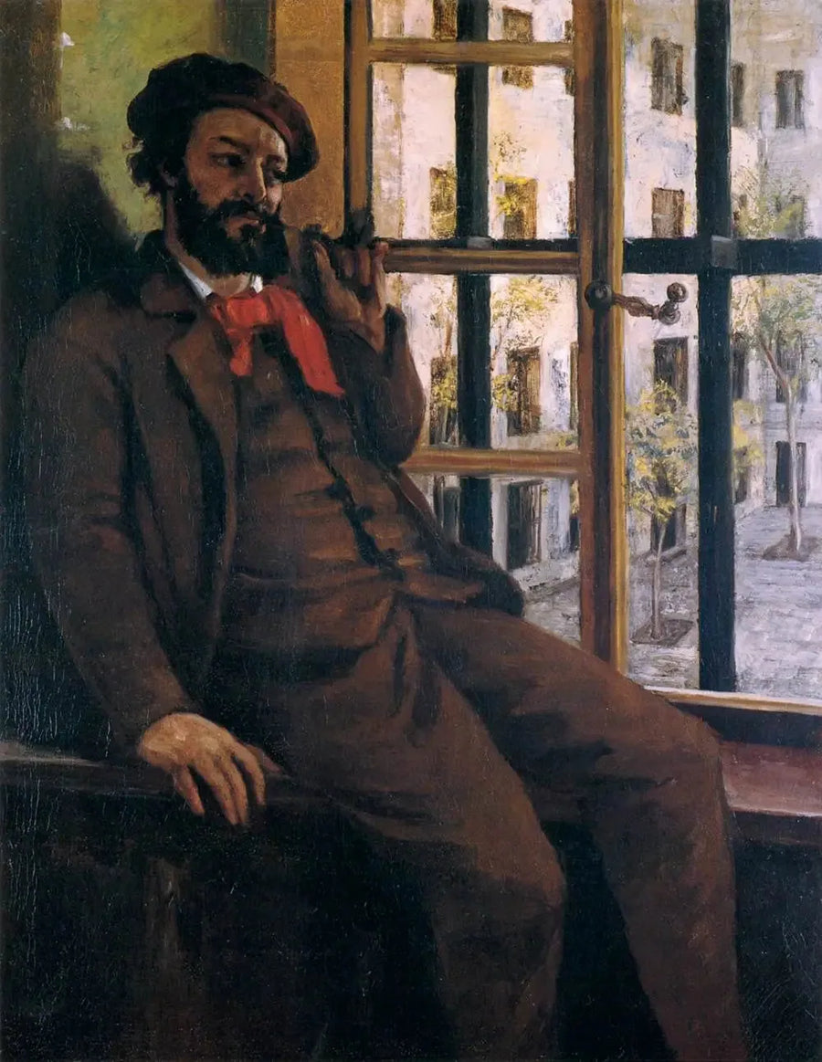 Autoritratto a Sainte-Pélagie - Gustave Courbet