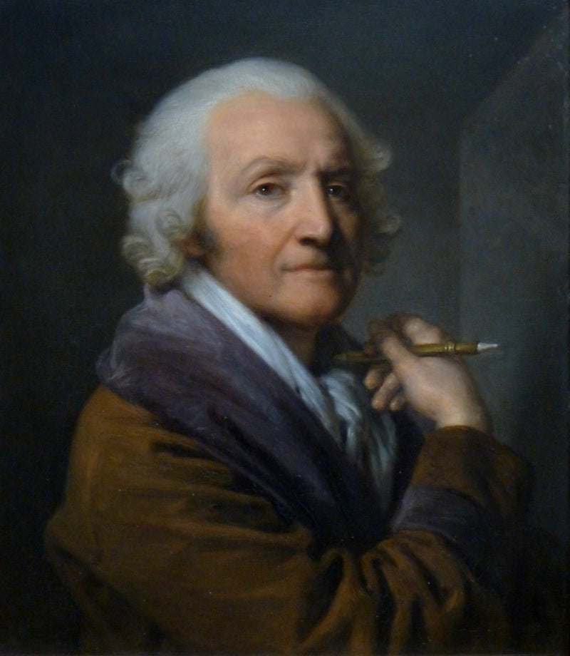Autoritratto anziano - Jean-Baptiste Greuze