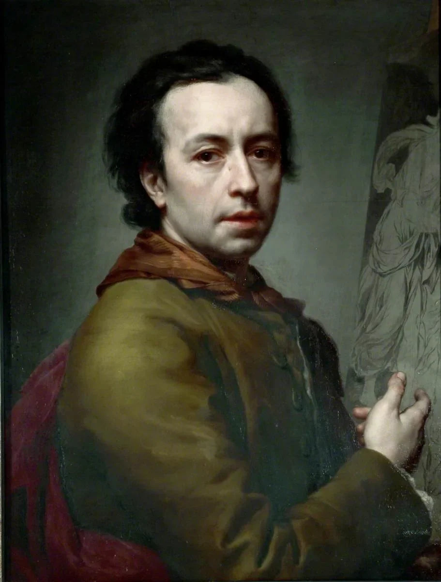 Autoportrait - Anton Raphael Mengs image 1 copie peinte à la main à l’huile