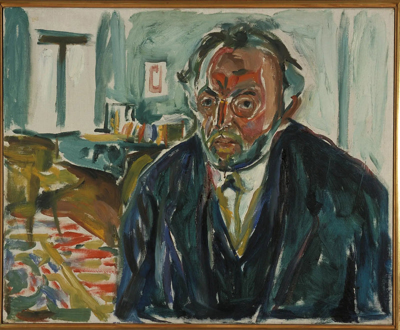 Autoritratto dopo l'influenza spagnola - Edvard Munch