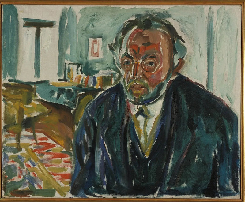 Autoritratto dopo l'influenza spagnola - Edvard Munch