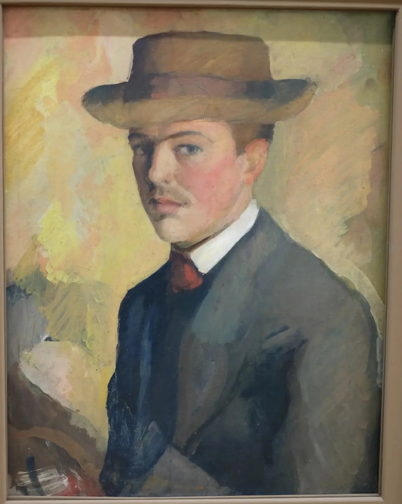 Autoritratto con cappello - August Macke