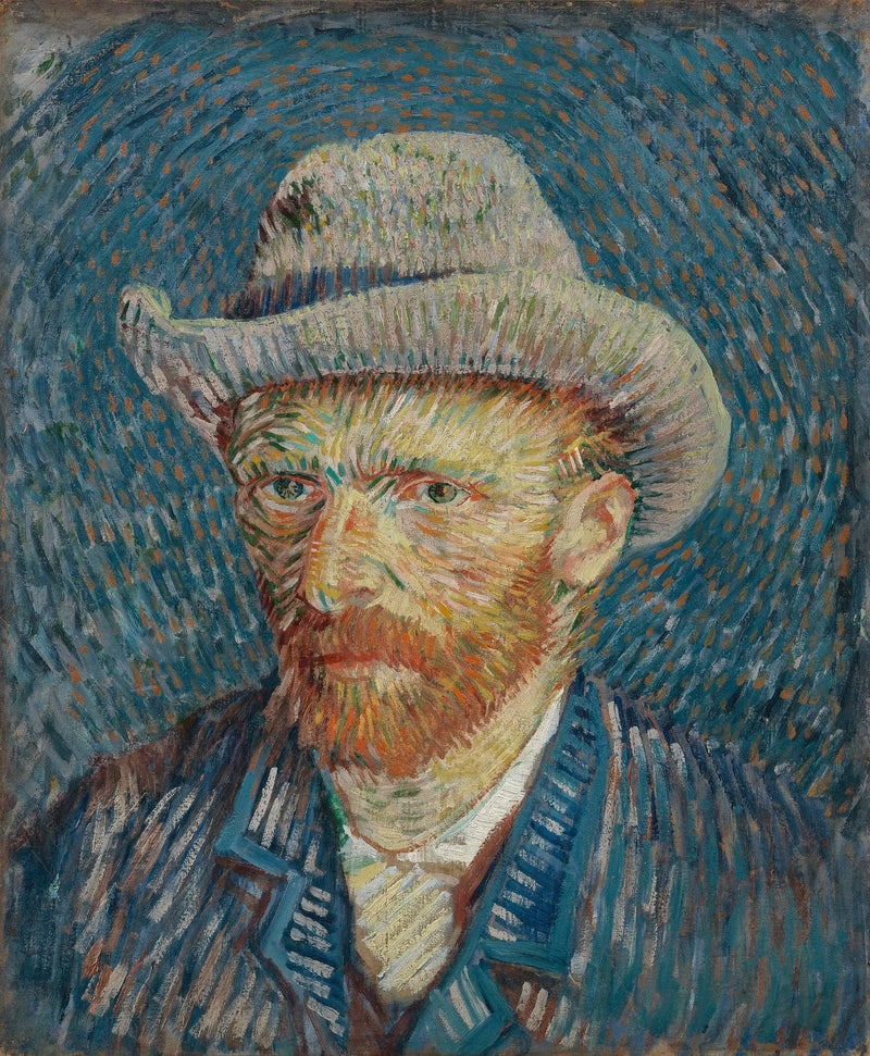 Autoritratto con cappello di feltro - Vincent van Gogh