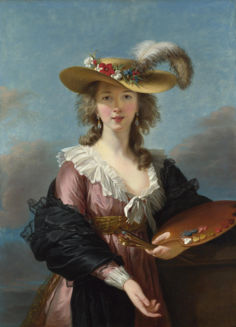Autoritratto con cappello di paglia - Élisabeth Vigée Le Brun
