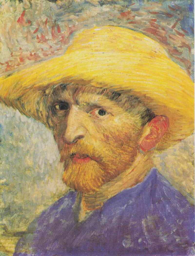 Autoritratto con cappello di paglia - Vincent van Gogh
