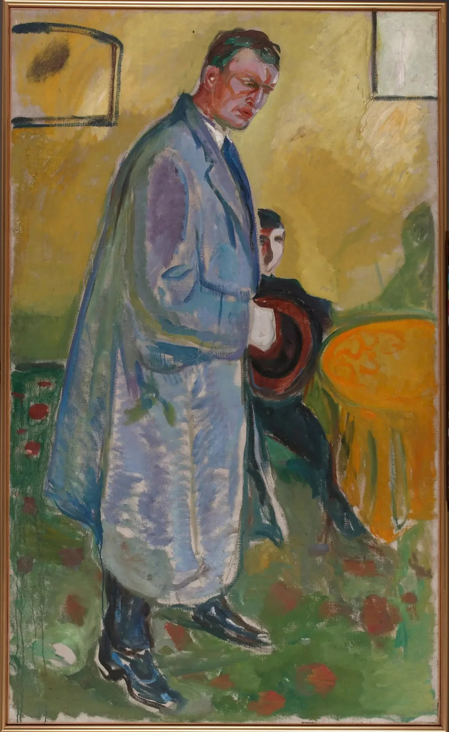Autoritratto con cappello e soprabito - Edvard Munch