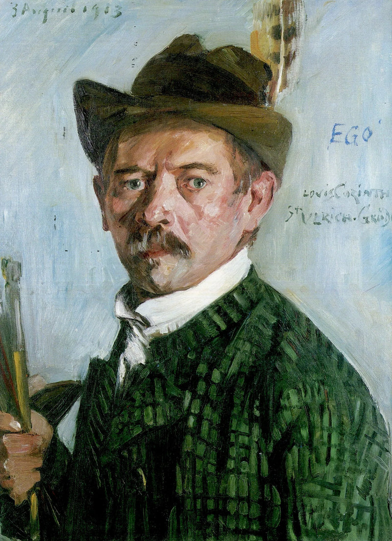 Autoritratto con cappello tirolese - Lovis Corinth