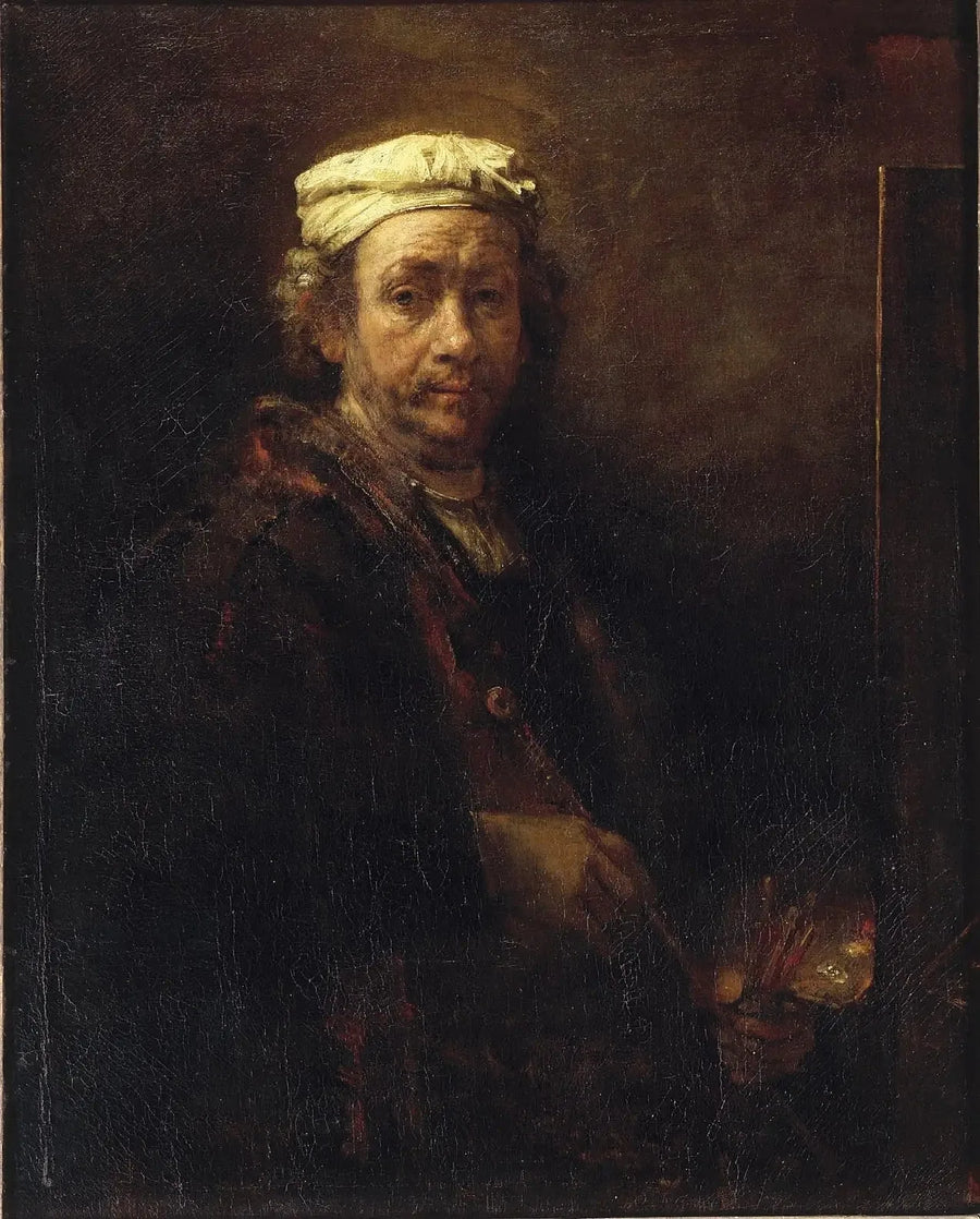 Autoritratto con cavalletto - Rembrandt