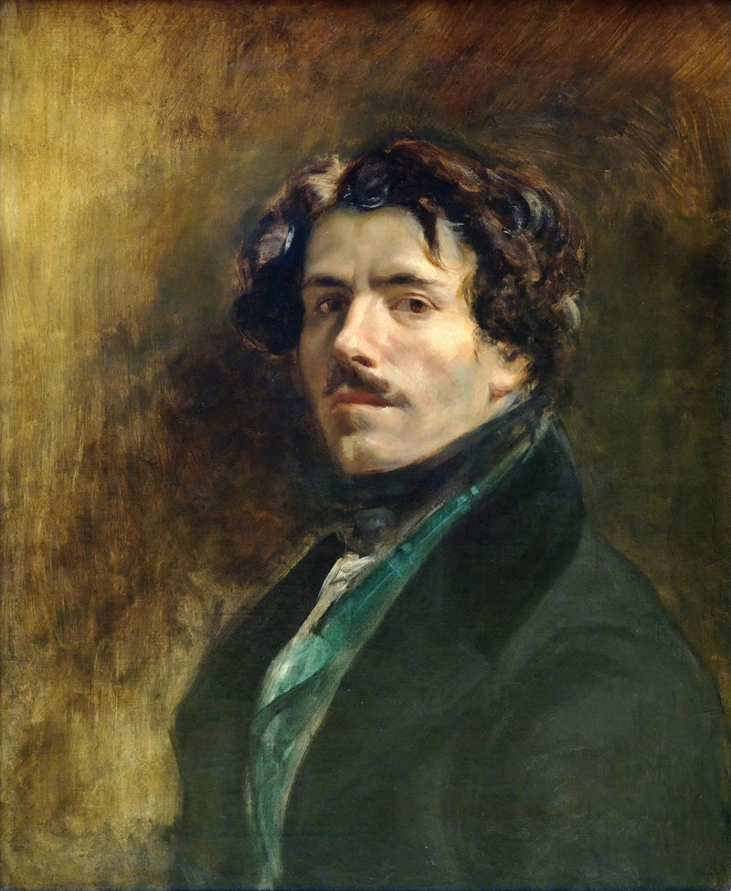 Autoritratto con gilet verde - Eugène Delacroix