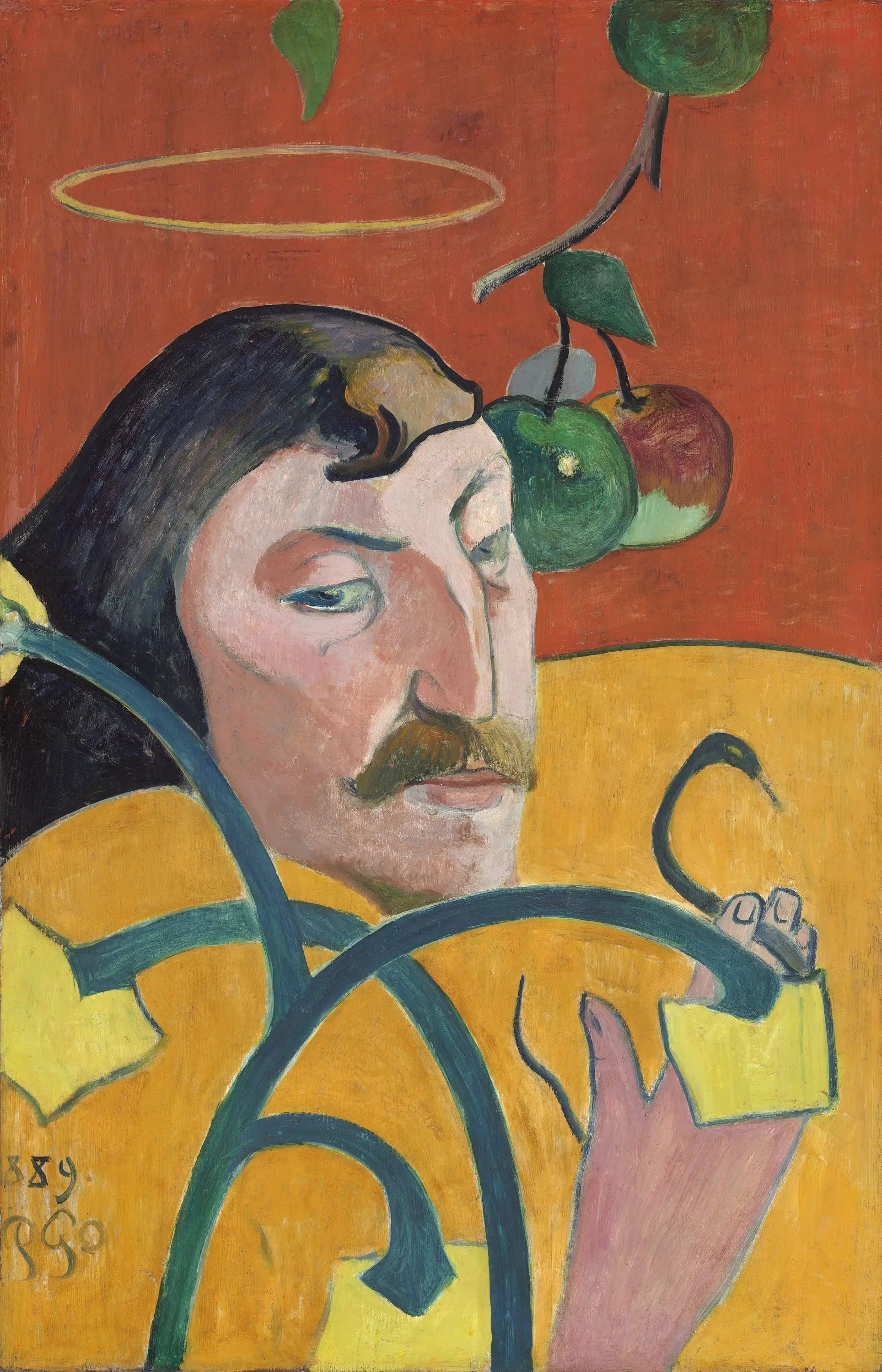 Reproduction du tableau « Autoportrait au Nimbe - Paul Gauguin » par Alpha Reproduction en peinture à l’huile
