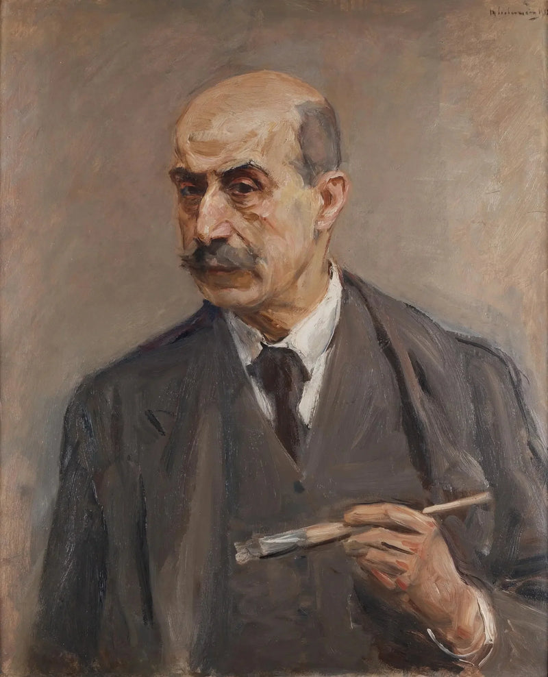 Autoritratto con pennello - Max Liebermann