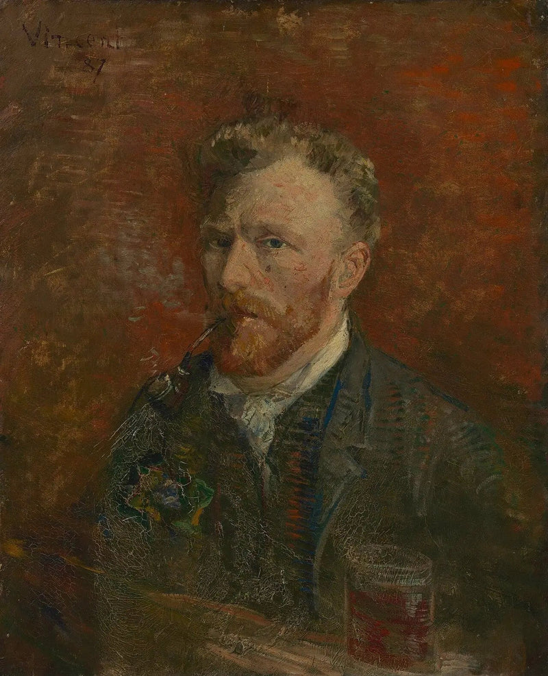 Autoritratto con bicchiere - Vincent van Gogh