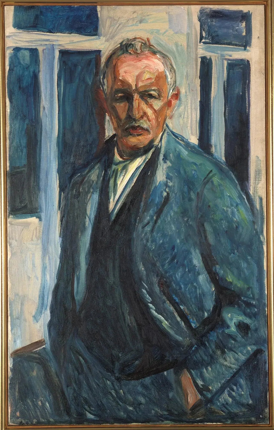 Autoritratto con le mani in tasca - Edvard Munch