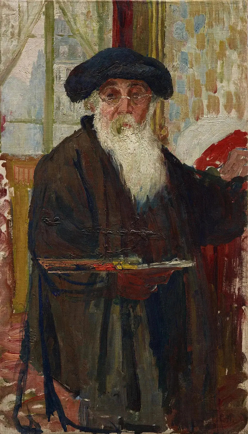 Autoritratto con tavolozza - Camille Pissarro