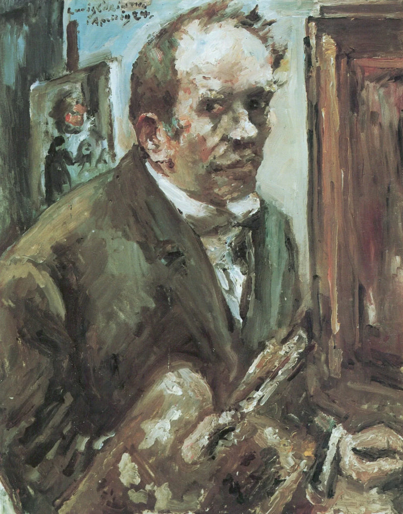 Autoritratto con tavolozza - Lovis Corinth