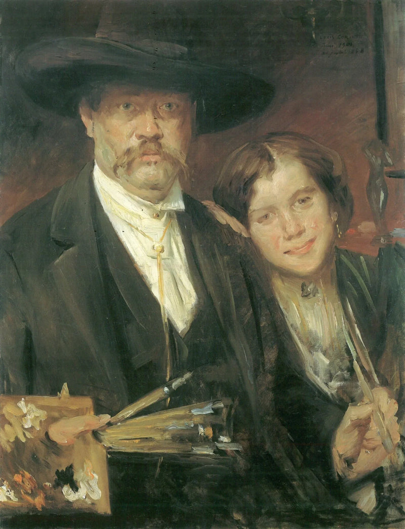 Autoritratto con modella - Lovis Corinth