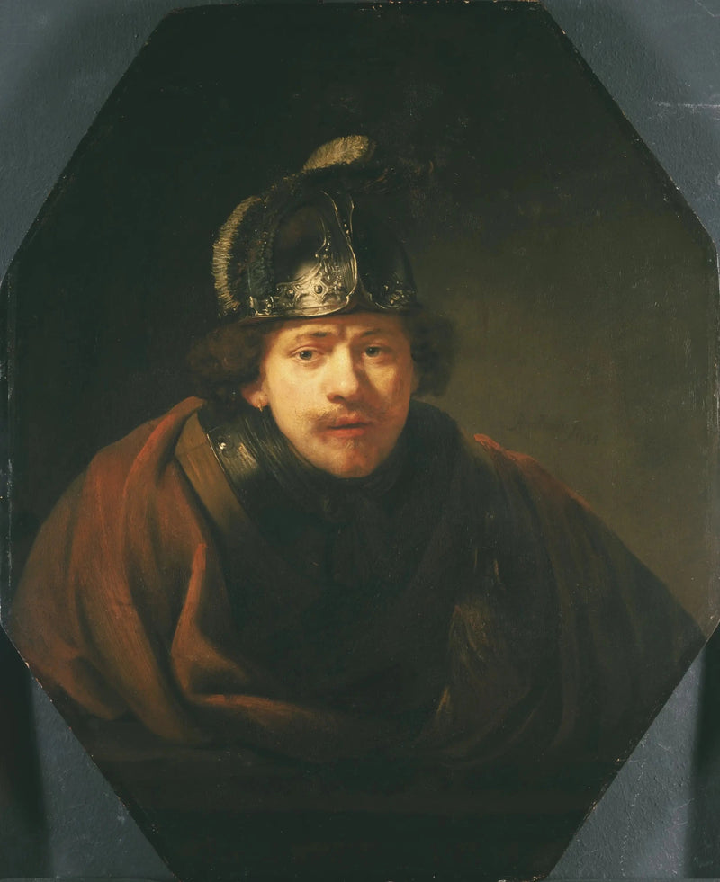 Autoritratto con elmo - Rembrandt