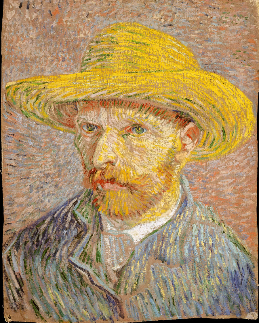 Autoritratto con cappello di paglia - Vincent van Gogh