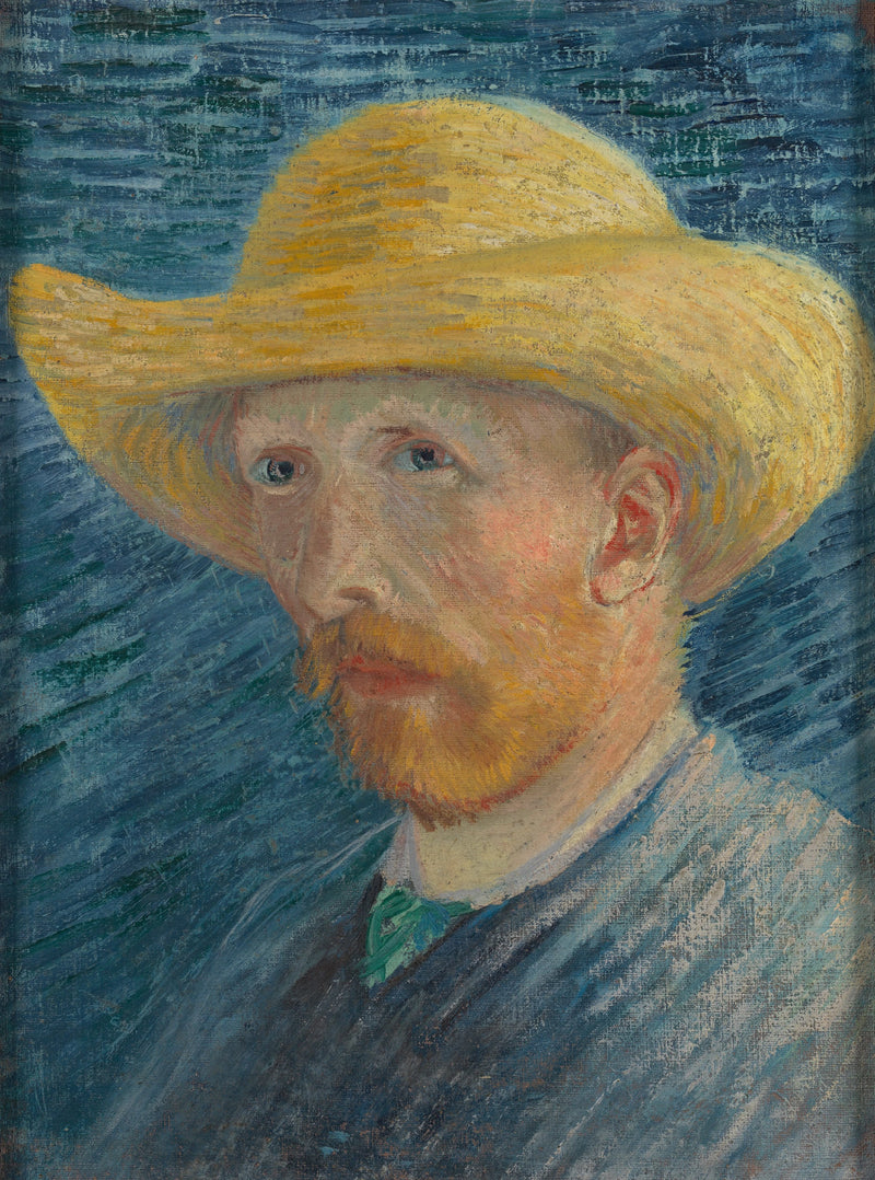 Autoritratto con cappello di paglia - Vincent van Gogh