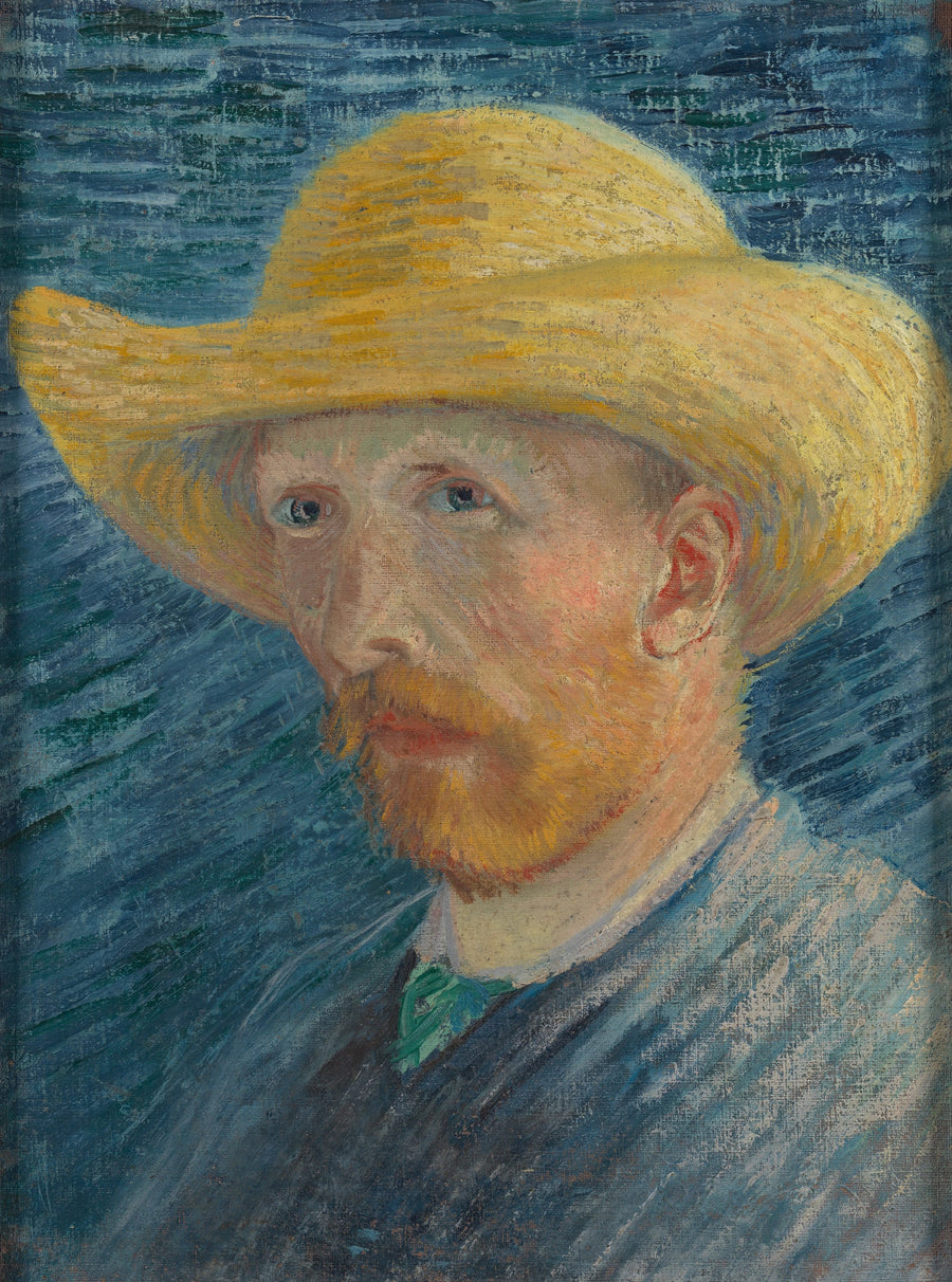 Autoritratto con cappello di paglia - Vincent van Gogh