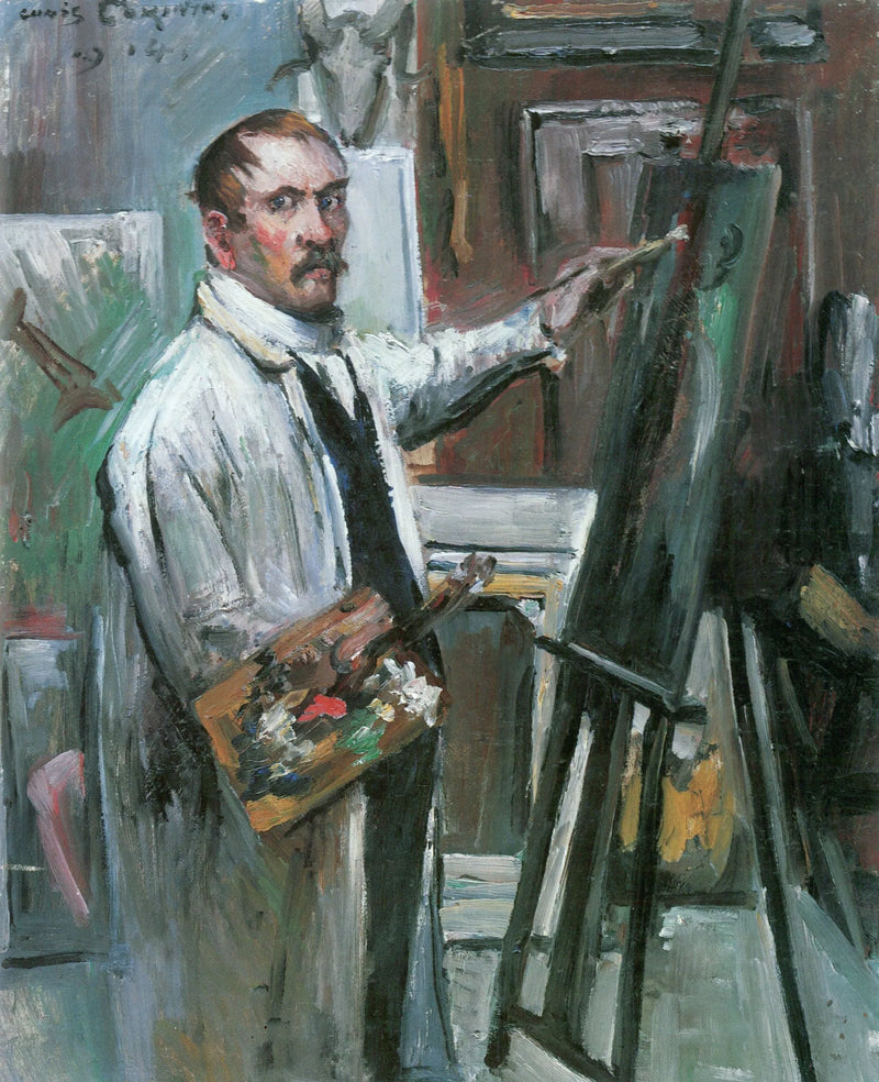 Autoritratto in studio - Lovis Corinth