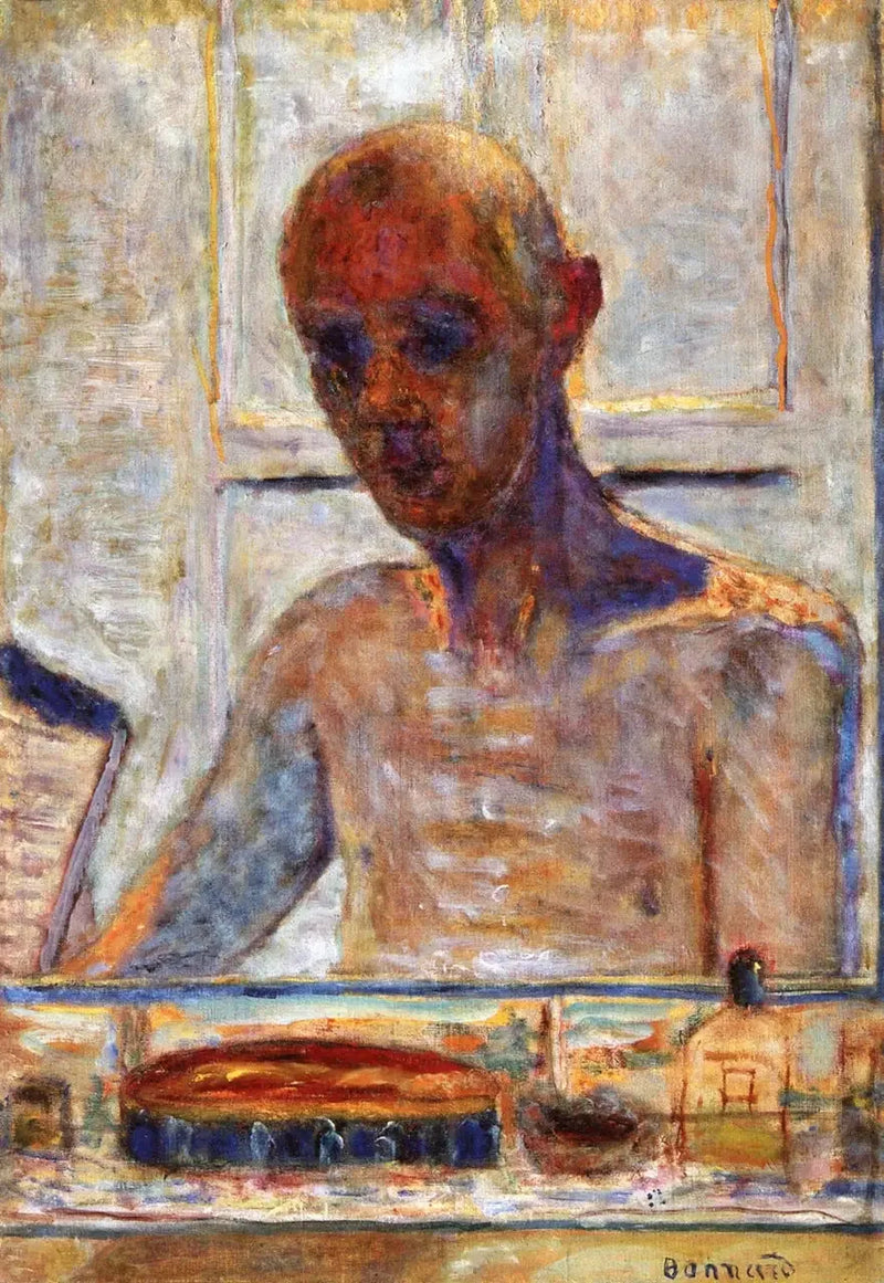 Autoritratto nello specchio del bagno - Pierre Bonnard