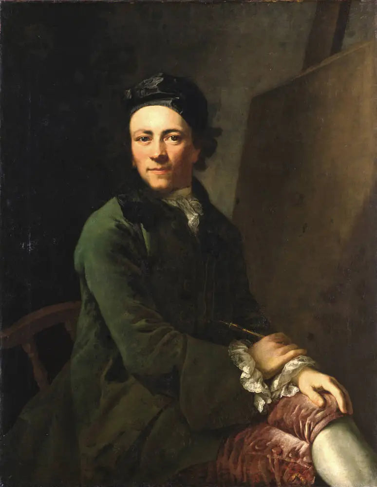 Autoritratto giovanile - Anton Graff