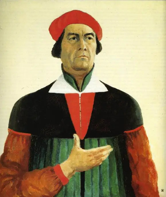 Autoritratto di Malévitch del 1933 - Kazimir Malevich