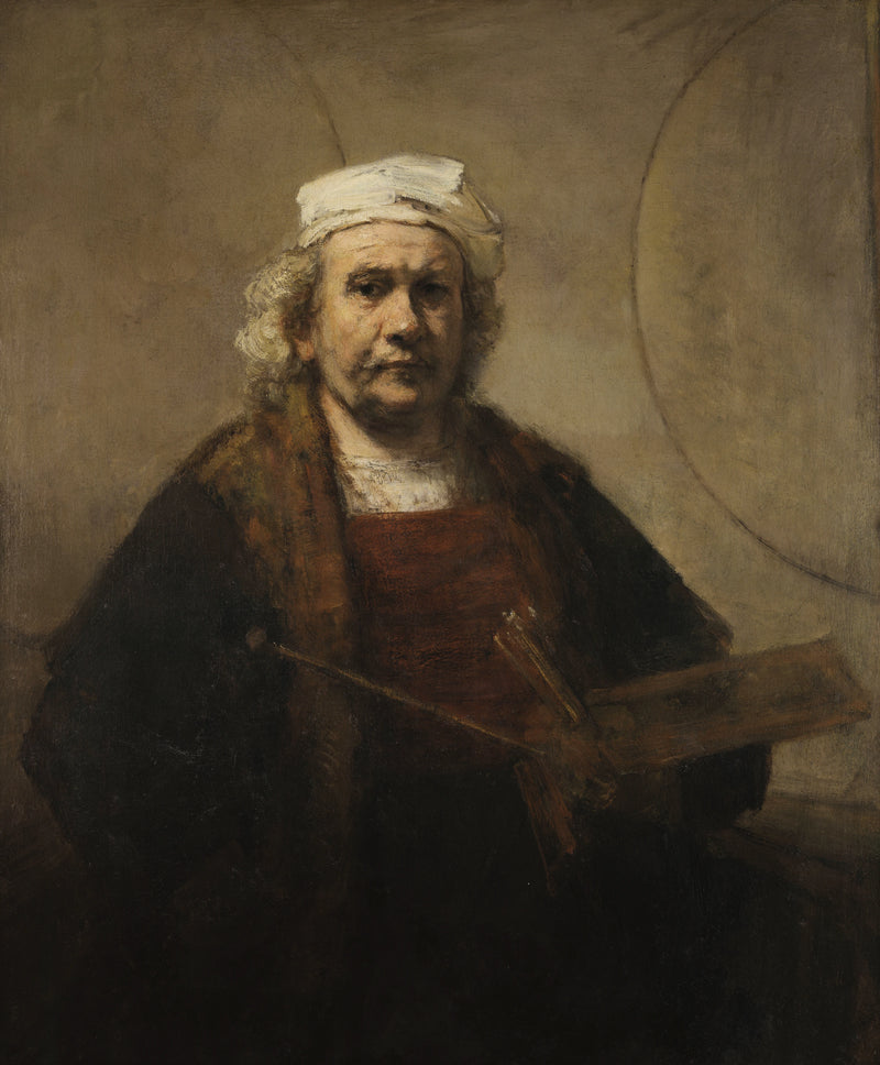 Autoritratto con due cerchi - Rembrandt
