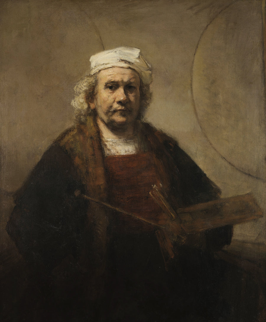 Autoritratto con due cerchi - Rembrandt