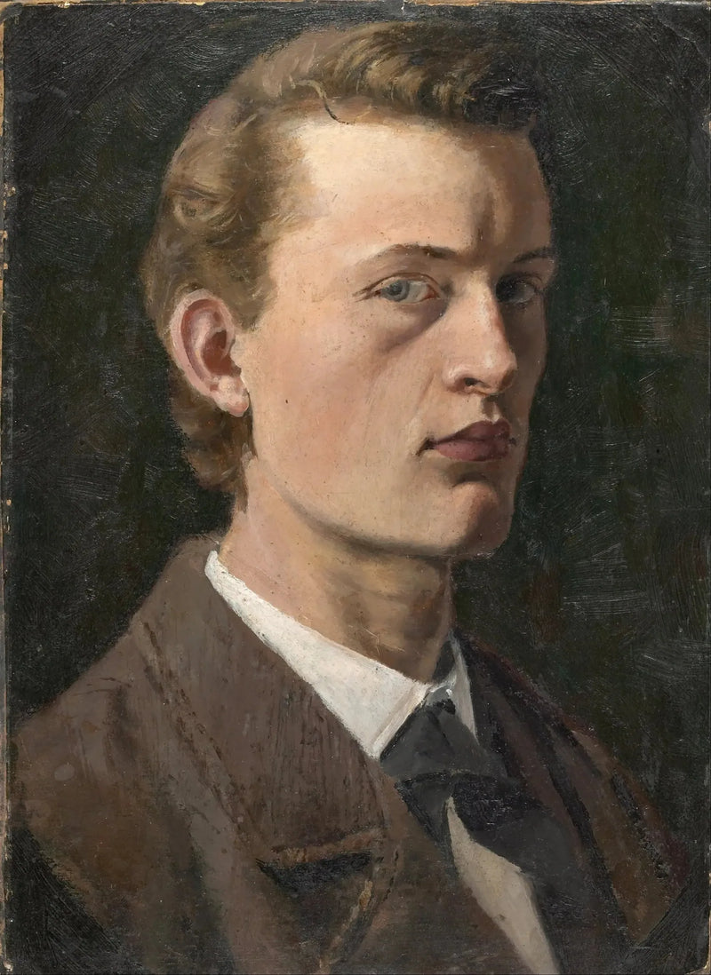 Autoritratto - Edvard Munch