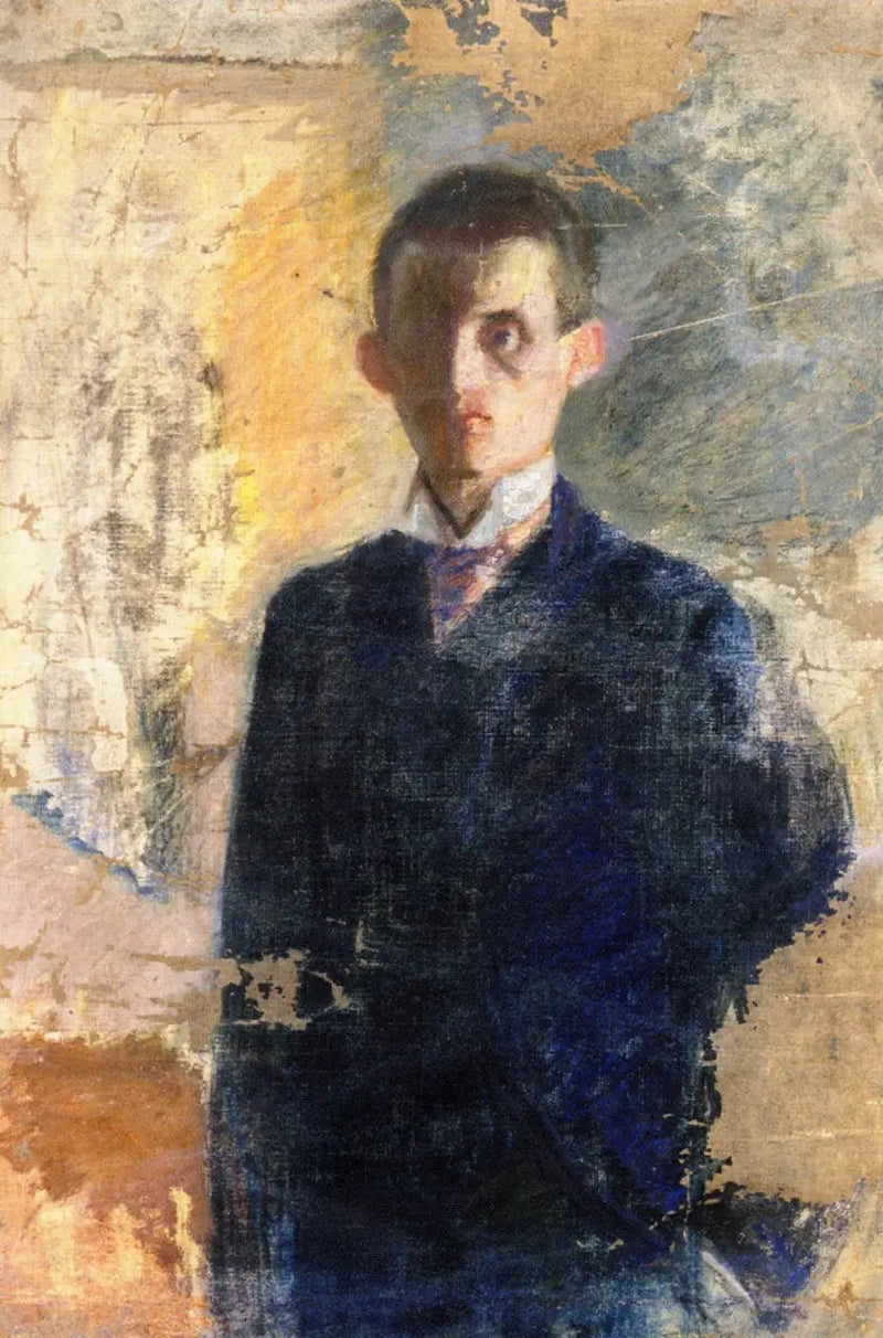 Autoritratto - Edvard Munch