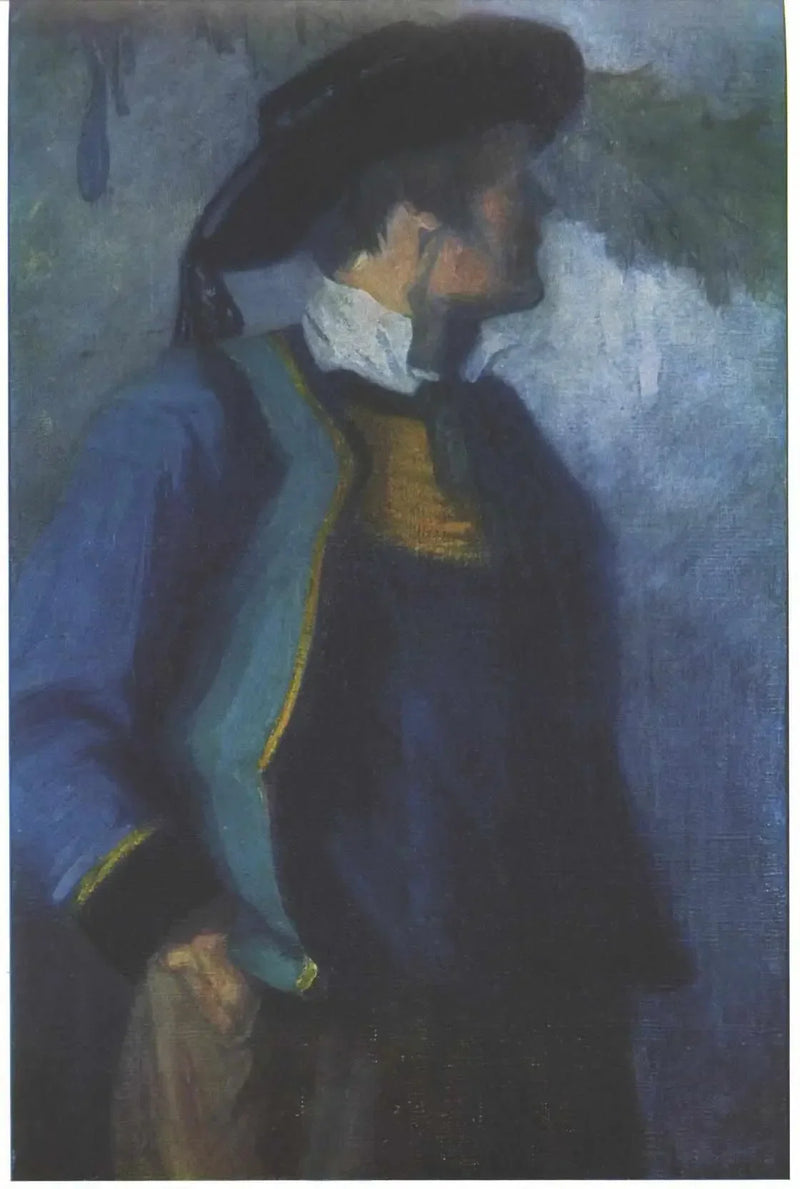 Autoritratto in costume breton - Franz Marc