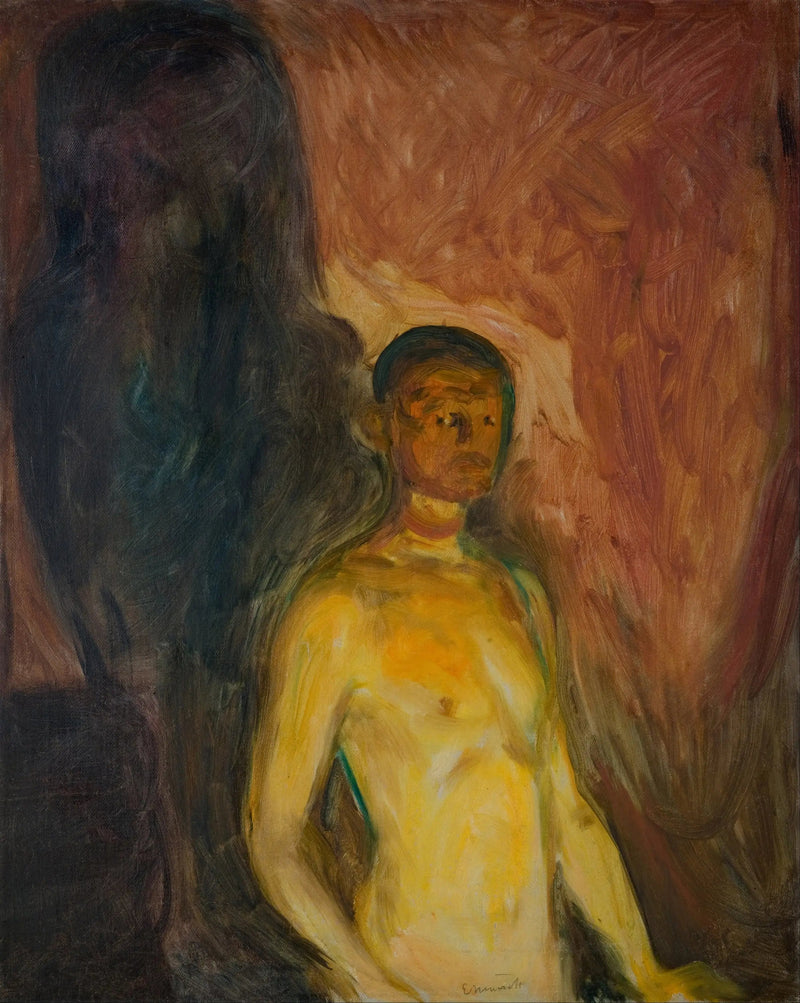 Autoritratto all'inferno - Edvard Munch