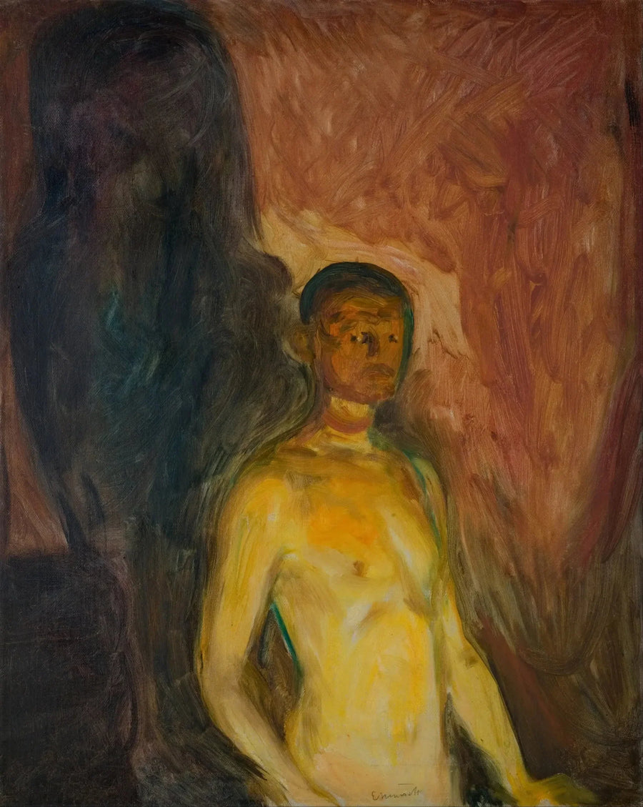 Autoritratto all'inferno - Edvard Munch