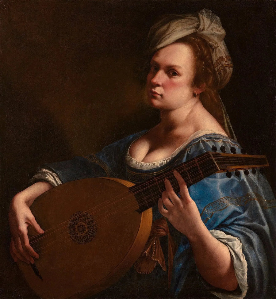 Autoritratto in suonatrice di liuto - Artemisia Gentileschi