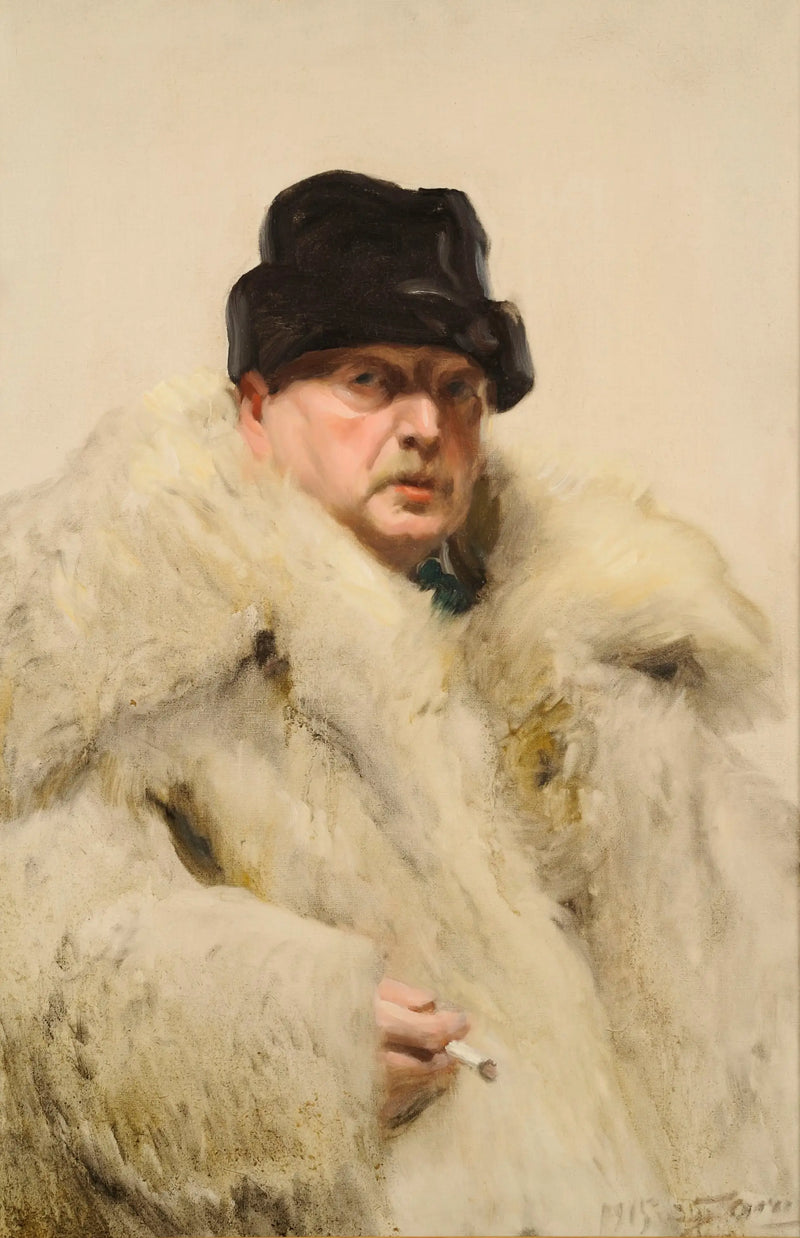 Autoritratto in pelle di lupo - Anders Zorn