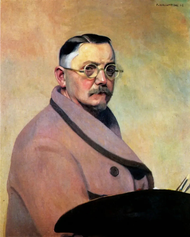 Autoritratto in vestaglia - Félix Vallotton