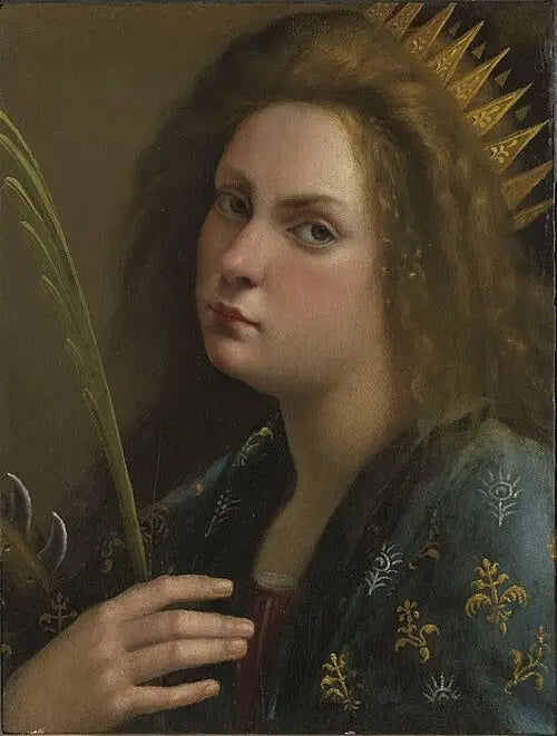 Autoritratto in Santa Caterina d'Alessandria - Artemisia Gentileschi