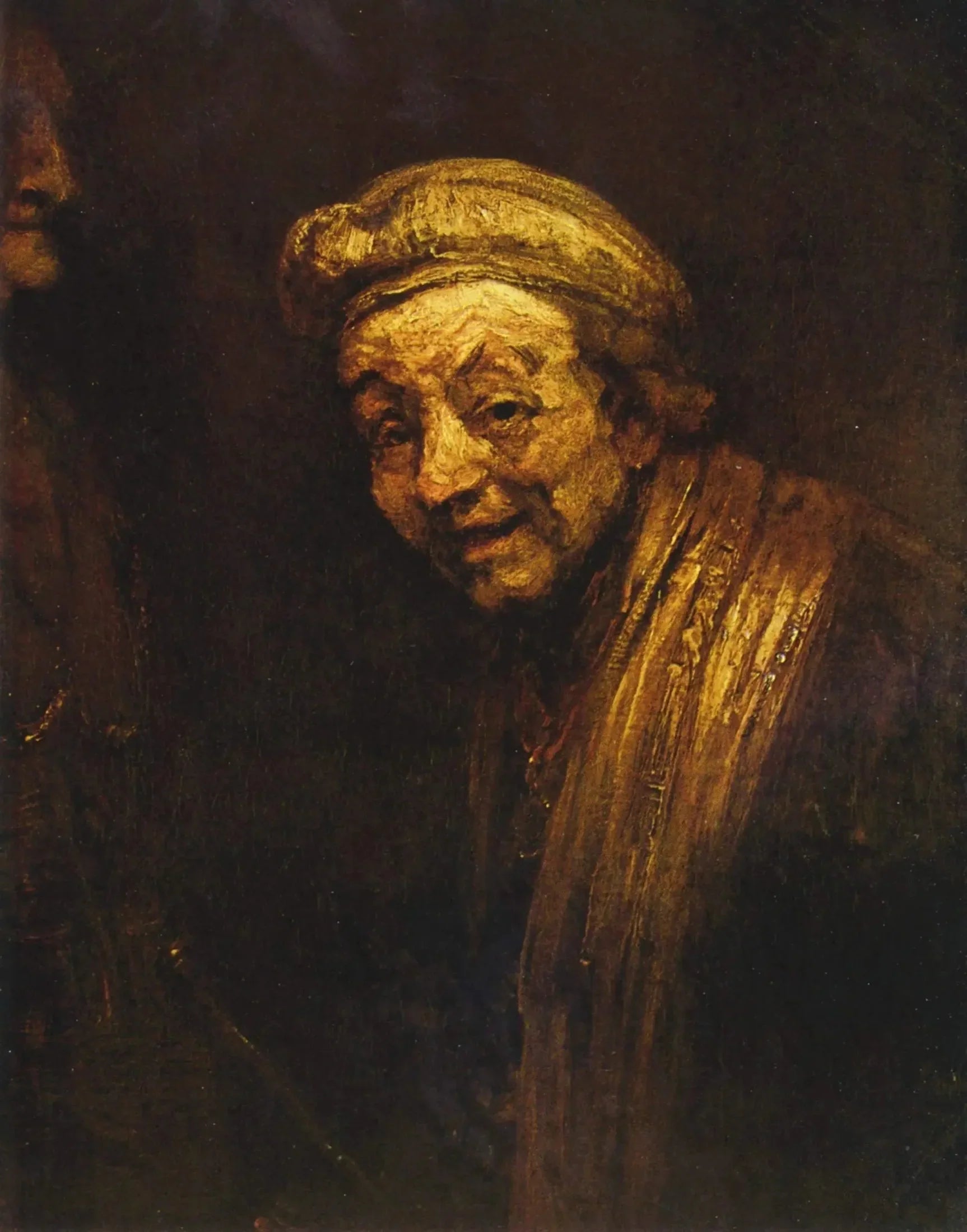 Autoportrait en Zeuxis - Rembrandt image 1 reproduction d’œuvre d’art à l’huile