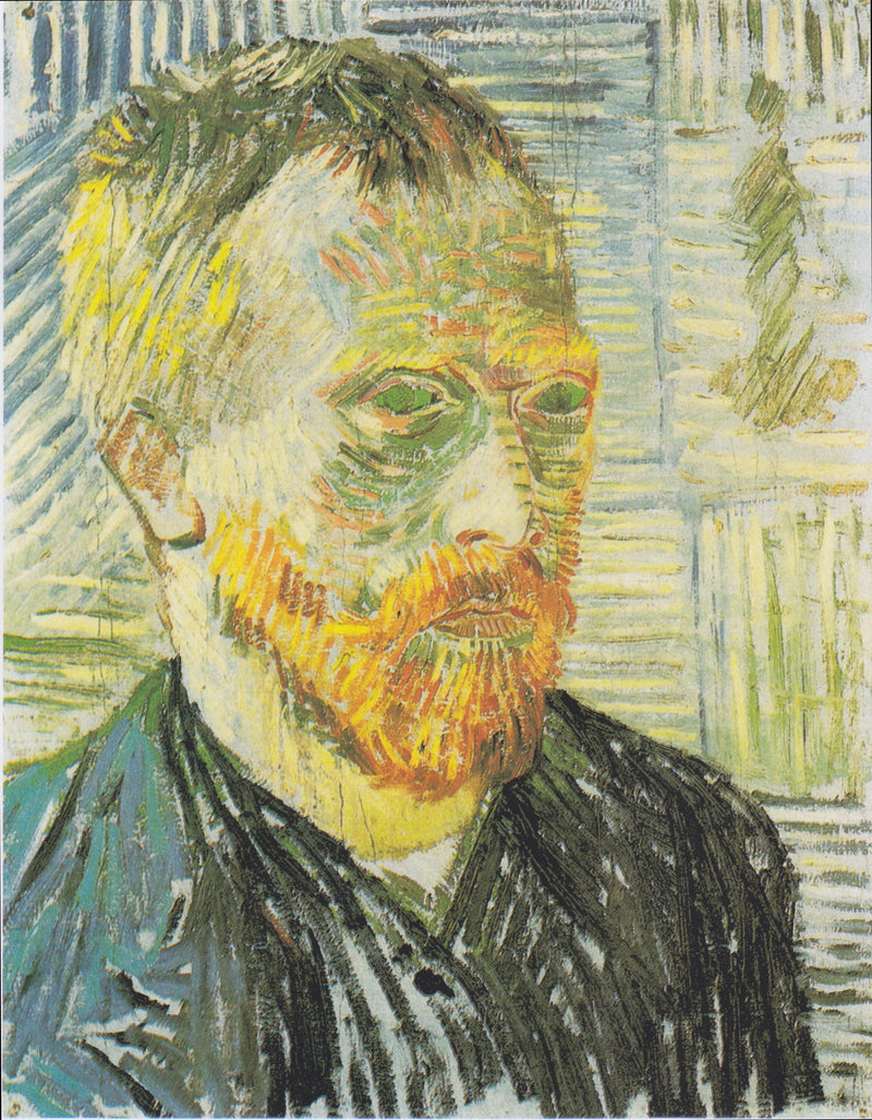 Autoritratto in stile stampa giapponese - Vincent van Gogh