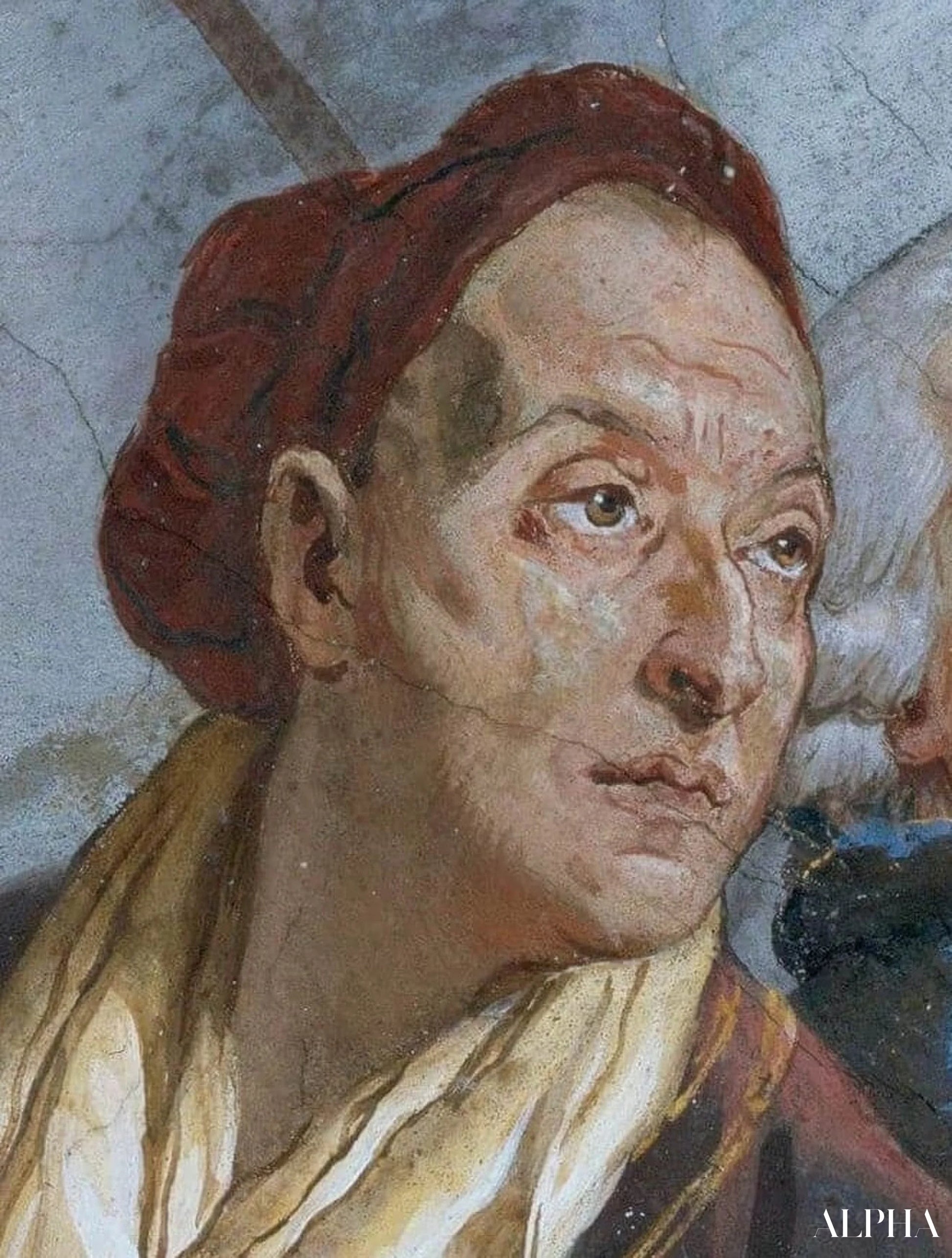 Reproduction du tableau « Autoportrait - Giambattista Tiepolo » par Alpha Reproduction en peinture à l’huile