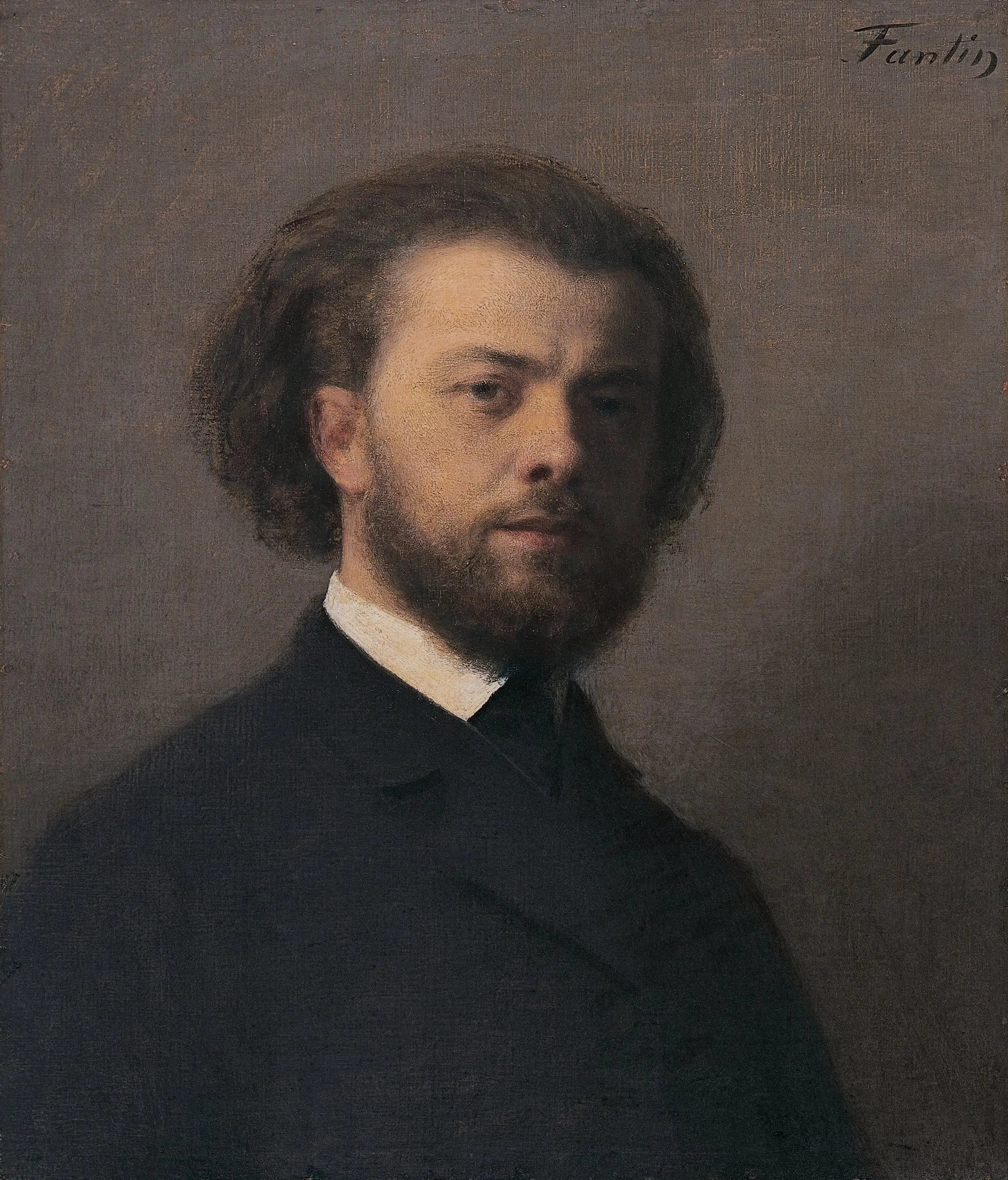 Autoportrait - Henri Fantin-Latour - Alpha Reproduction