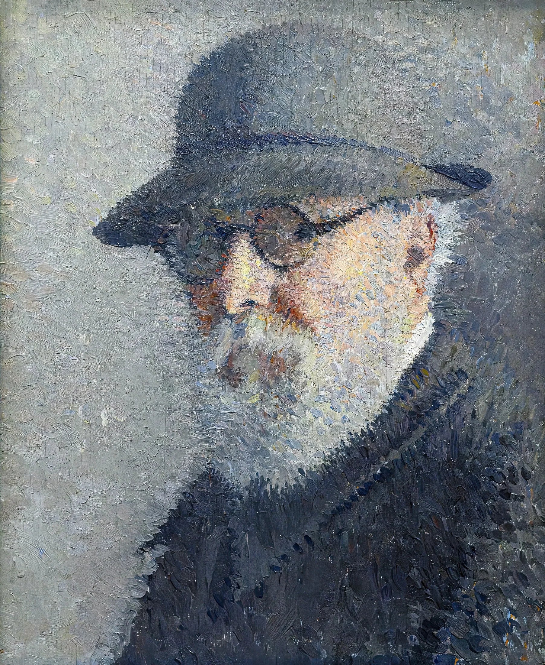 Autoportrait Henri Martin 1938 - Henri-Jean Guillaume Martin image 1 reproduction réalisée par Alpha Reproduction