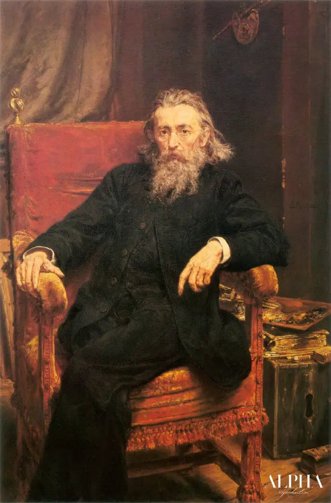 Self-portrait - Jan Matejko - Reproductions de tableaux et peintures haut de gamme