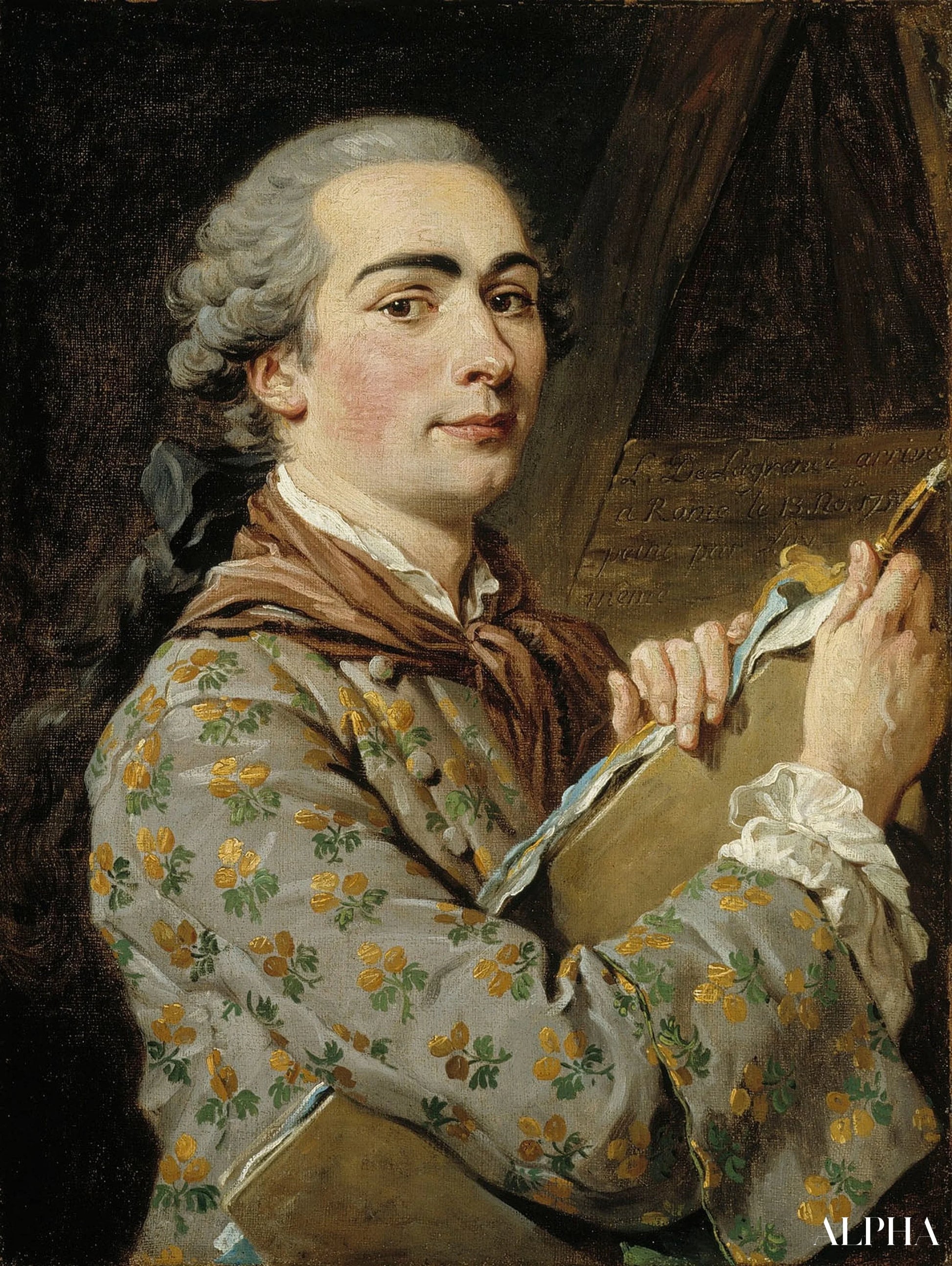 Autoritratto - Louis Jean François Lagrenée - Riproduzioni di quadri e dipinti di alta gamma