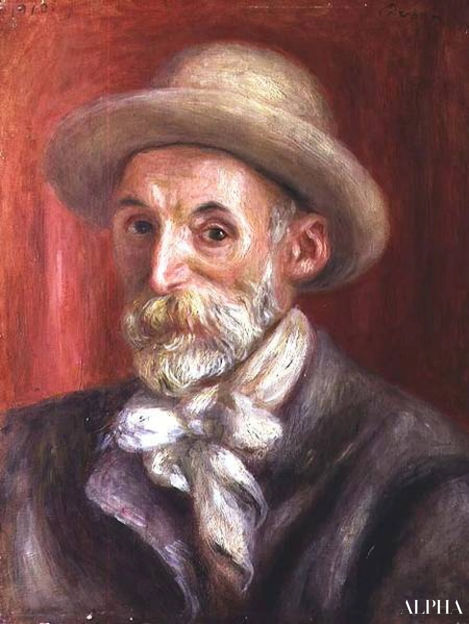 Autoritratto - Pierre-Auguste Renoir - Riproduzioni di quadri e dipinti di alta gamma